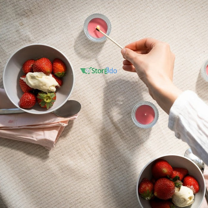 IKEA : BLODBOK : Scented Tealight Candel - Strawberry