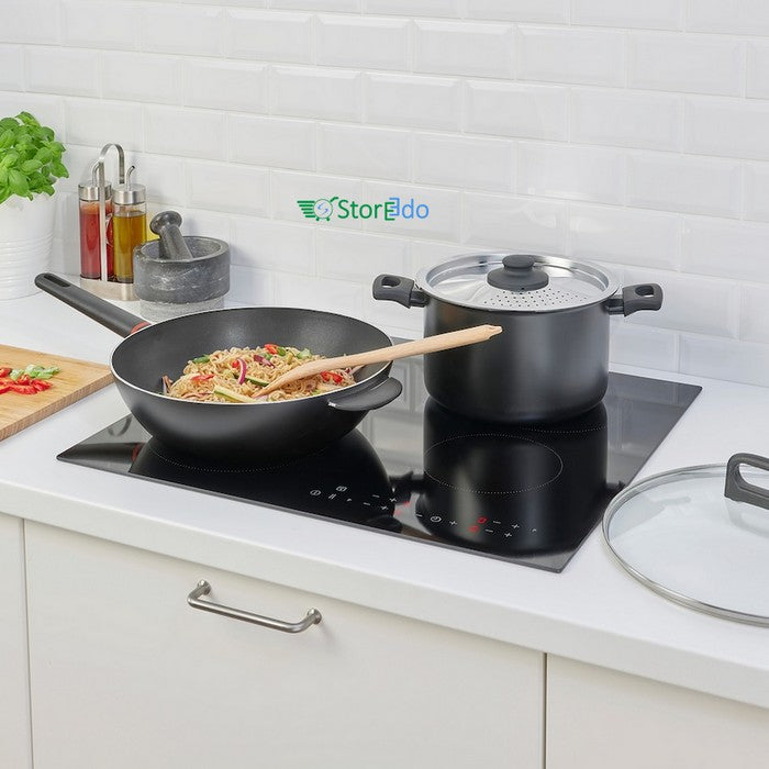 IKEA : BESINNING : Wok With Lid - Non Stick Coating