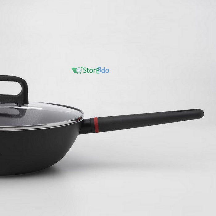 IKEA : BESINNING : Wok With Lid - Non Stick Coating