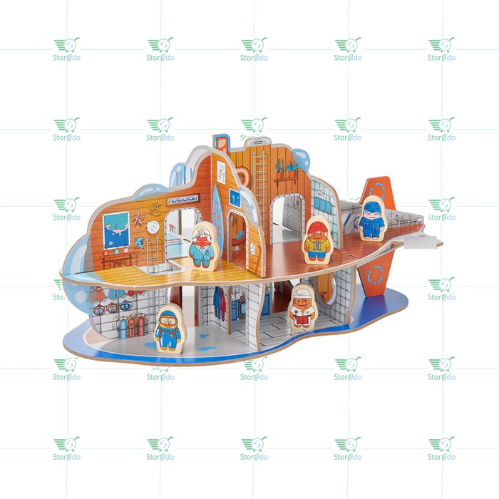 IKEA : BLAVINGAD : 11-Piece Submarine Playset