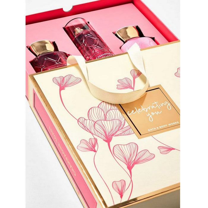 Bath and Body Works : Gift Box : Champagne Toast : Set of 3