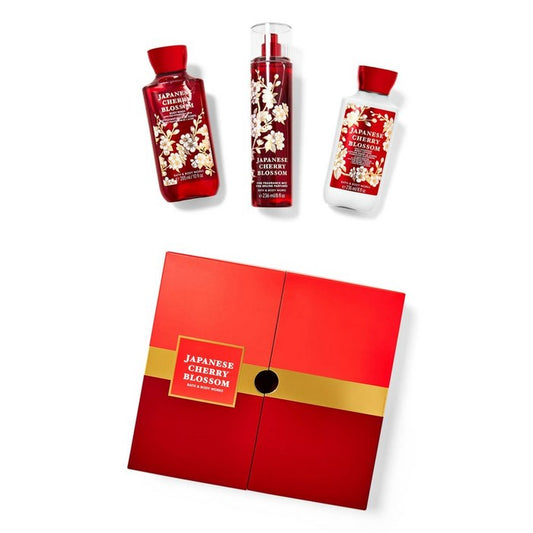 Bath and Body Works : Gift Box : Japanese Cherry Blossom : Set of 3