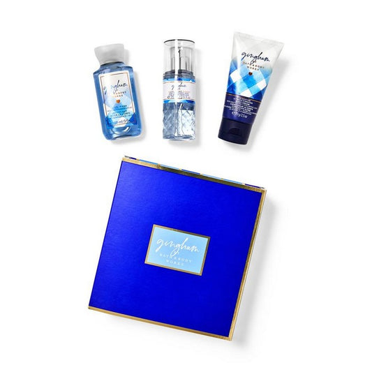 Bath and Body Works : Mini Gift Box  : Gingham : Set of 3