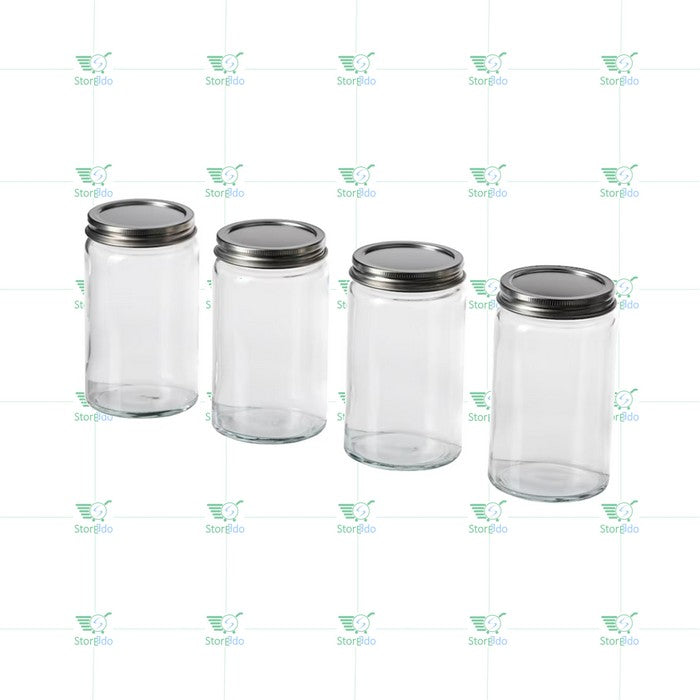 IKEA : CITRONHAJ : Spice Jar Stainless Steel - Set of 4
