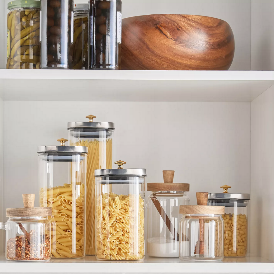 HomeCentre : CECILLE : High Borosilicate Glass Jar - 470 ml