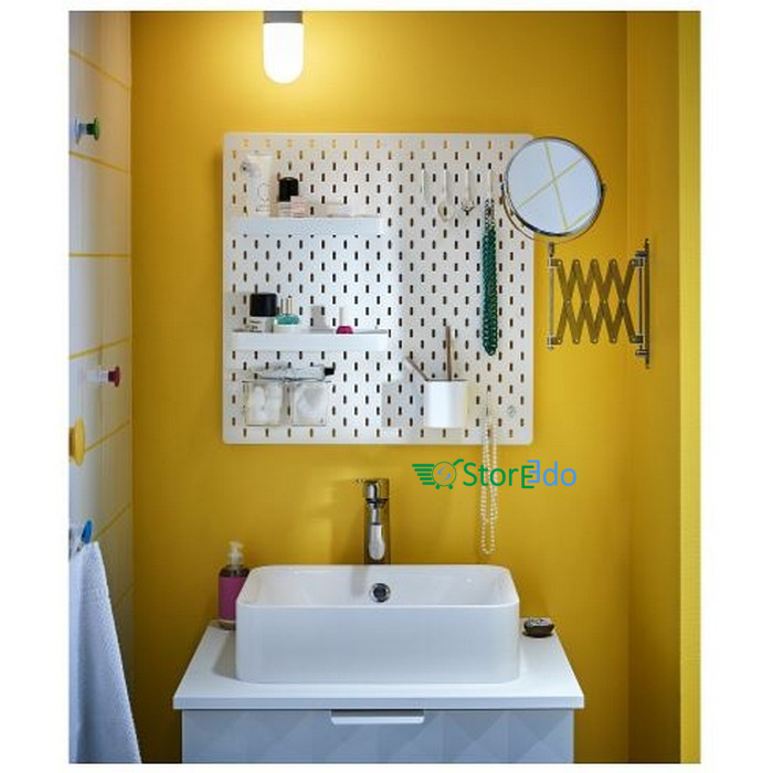 IKEA : FRACK : Stainless Steel 2-Way Wall Mirror