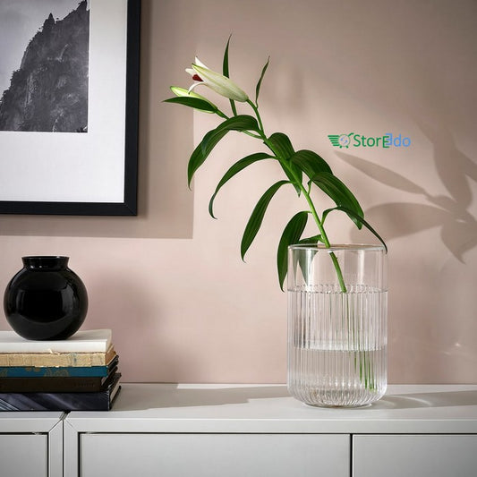 IKEA : GRADVIS : Vase With Metal Insert