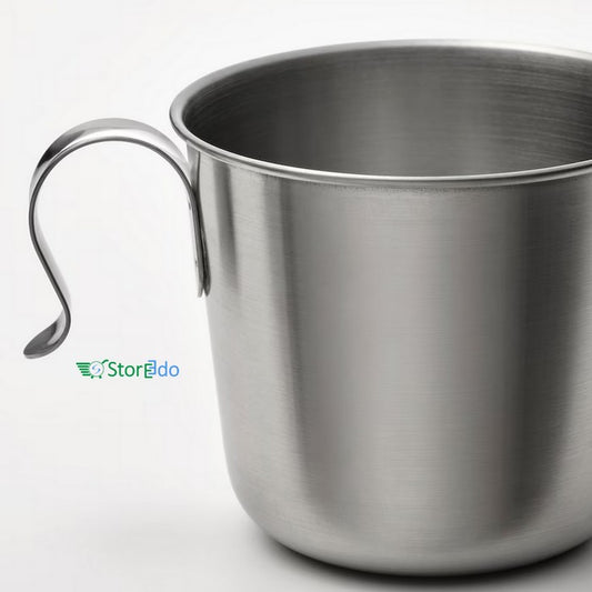 IKEA : GRILLTIDER : Mug Stainless Steel - Set of 2