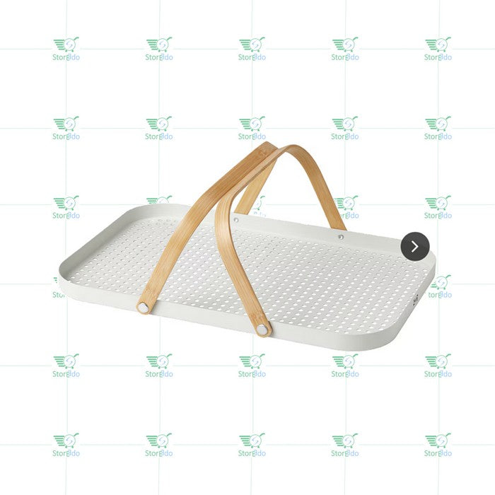IKEA :  GRONFISK : Tray With Handle - Bamboo