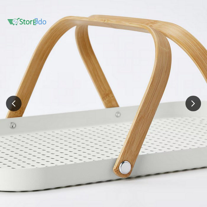 IKEA :  GRONFISK : Tray With Handle - Bamboo