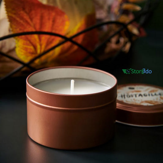 IKEA : HOSTAGILLE : Scented Candel In Metal Tin - Sandalwood & Patchouli