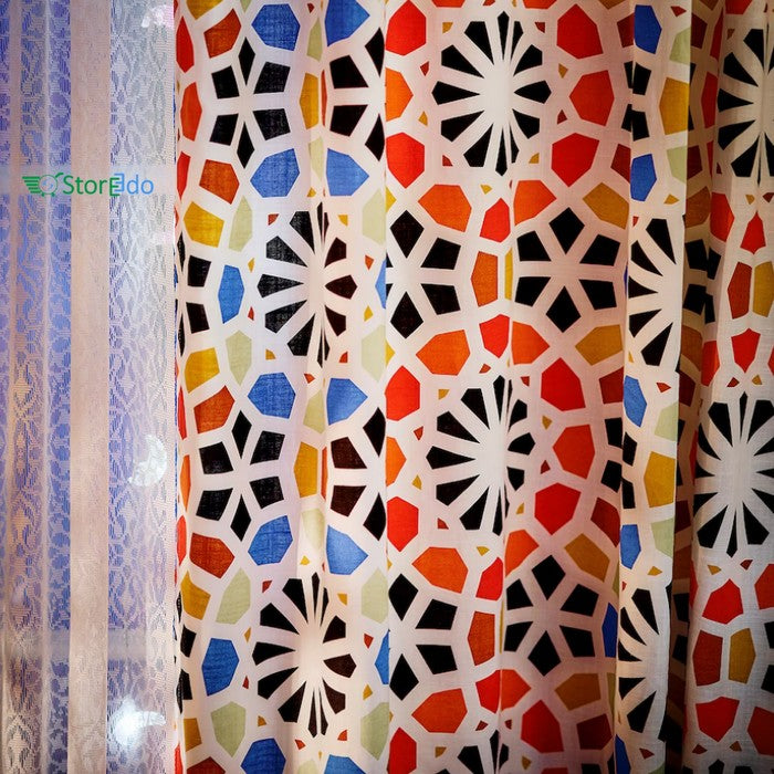 IKEA HEMBJUDEN Rug & Curtains Pack