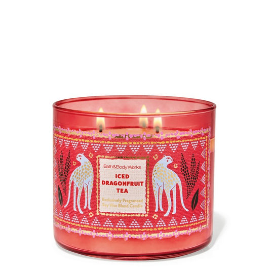 Bath and Body Works : 3-Wick Candle : Iced DragonFruit Tea