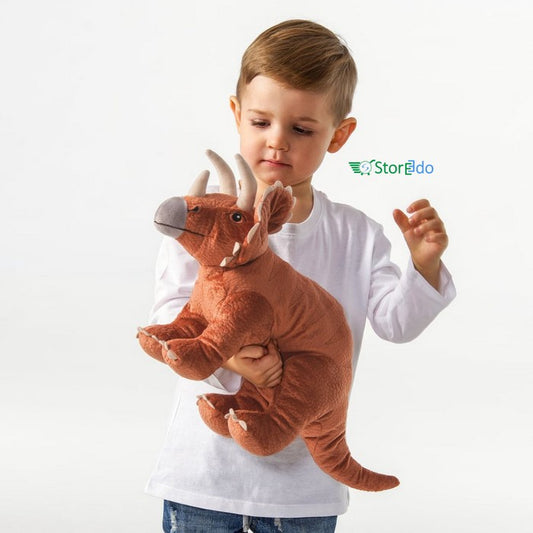 IKEA : JATTELIK : Dinosaur Soft Toy - Triceratops