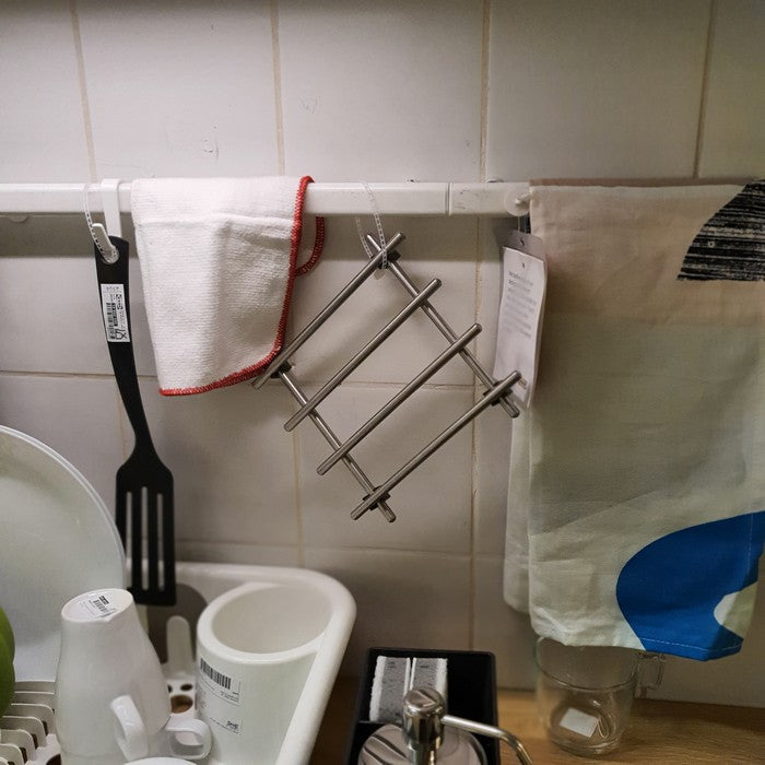 IKEA : LAMPLIG : Stainless Steel Pot Stand