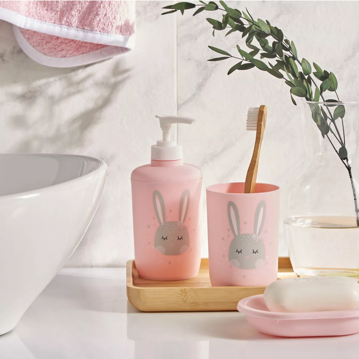 HomeCentre : MILLY Bunny : 3- Piece Bath Accessory Set