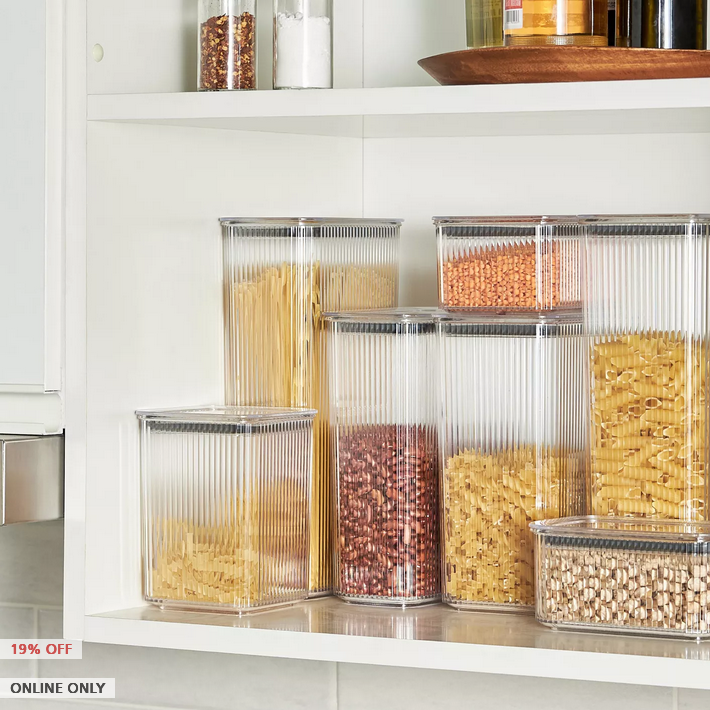 HomeCentre : NIXON : Ribbed Food Container - 2.8 Liter
