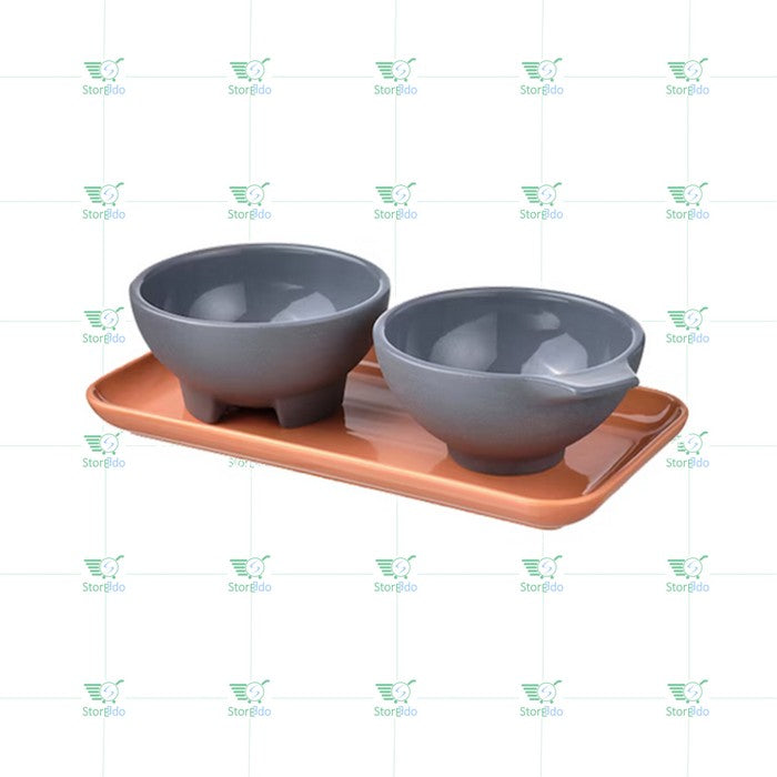 IKEA : OMSESIDIG : Tray With 2 Bowls