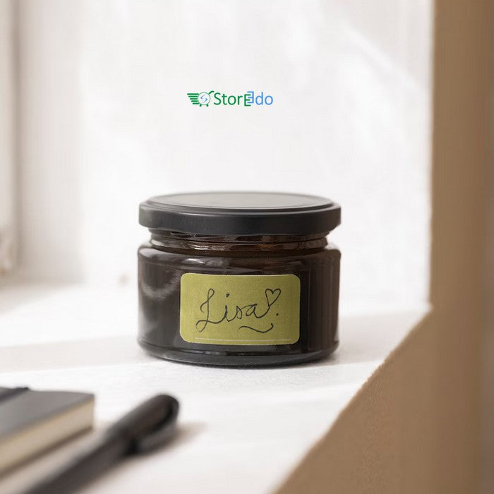 IKEA : PRAKTRONN : Scented Candle In Glass with Lid - Spring Herbs