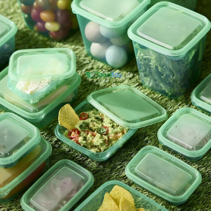 IKEA : PRUTA : Food Containers With Lid - Set of 17