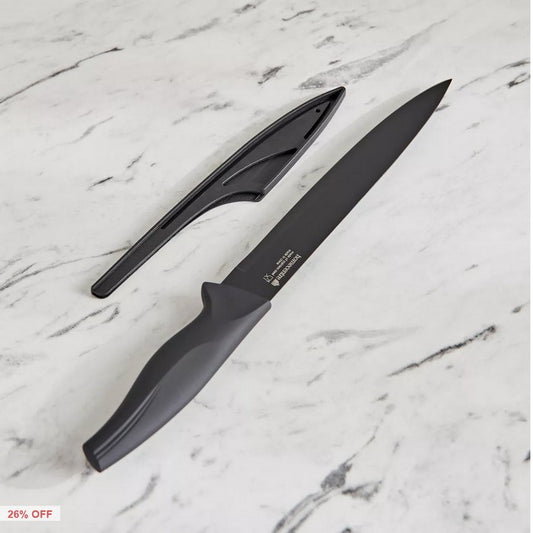 HomeCentre : BUCATO : Slicing Knife With Non Stick Coating & Sheath