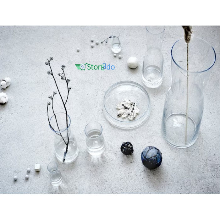 IKEA : TIDVATTEN : Vase - Clear Glass