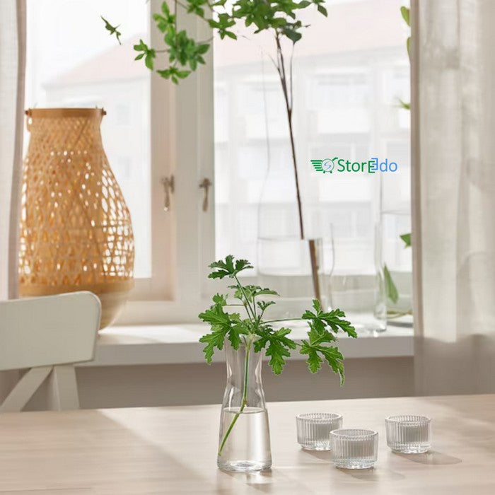 IKEA : TIDVATTEN : Vase - Clear Glass