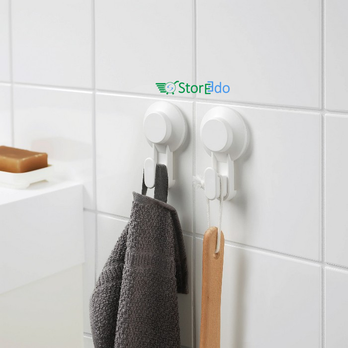 IKEA : TISKEN : Hooks with Suction Cup