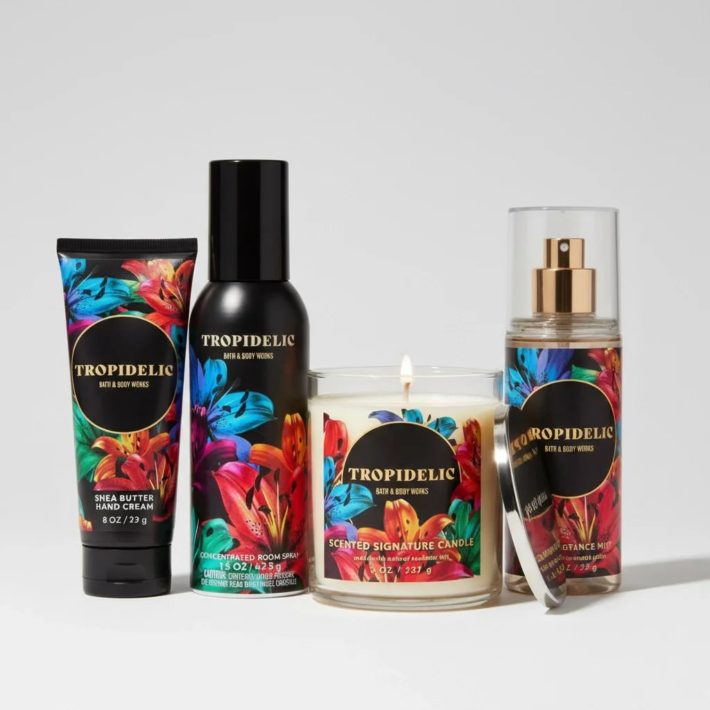 "Tropidelic 4-Piece Bath and Body Works Set"