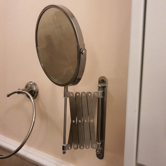 IKEA : FRACK : Stainless Steel 2-Way Wall Mirror