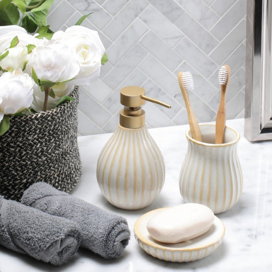 HomeCentre : Carthage : 3-Piece Bathroom Accessory Set