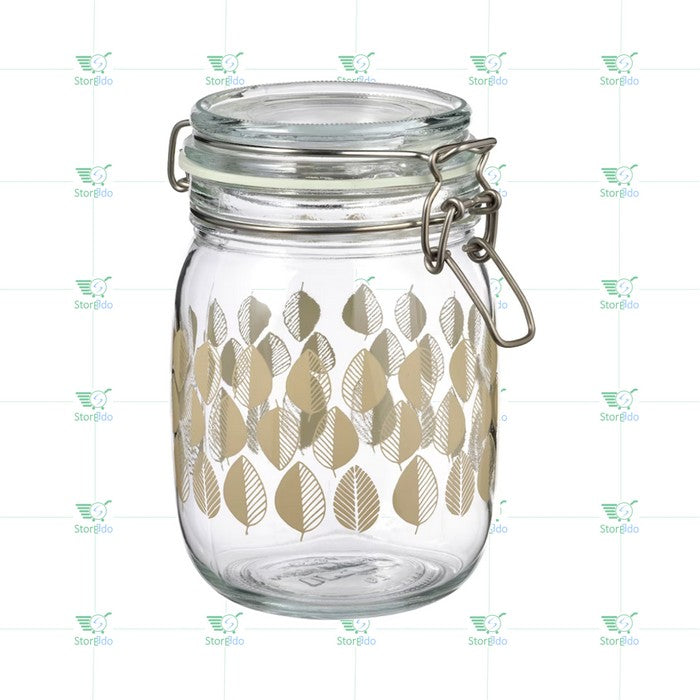 IKEA : KORKEN : Jar With Lid - Patterned