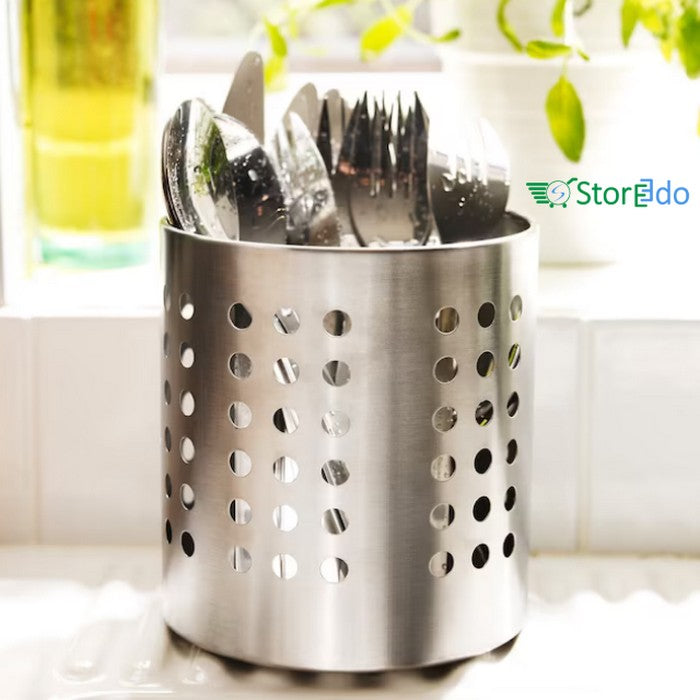 IKEA : ORDNING : Stainless Steel Cutlery Stand