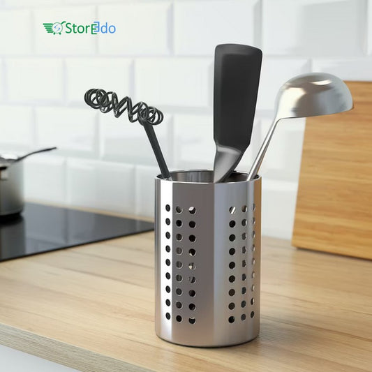 IKEA : ORDNING : Stainless Steel Utensil Stand
