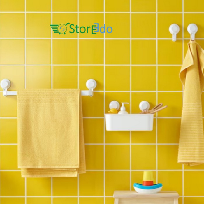 IKEA : TISKEN : Basket with Suction Cup