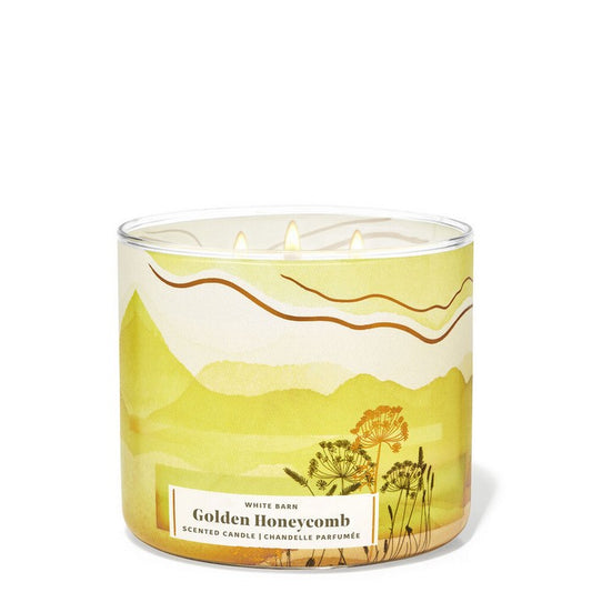 Bath and Body Works : 3-Wick Candle : Golden Honeycomb