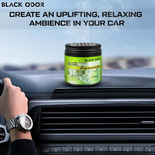 Black Odor Gel Car Air Freshener