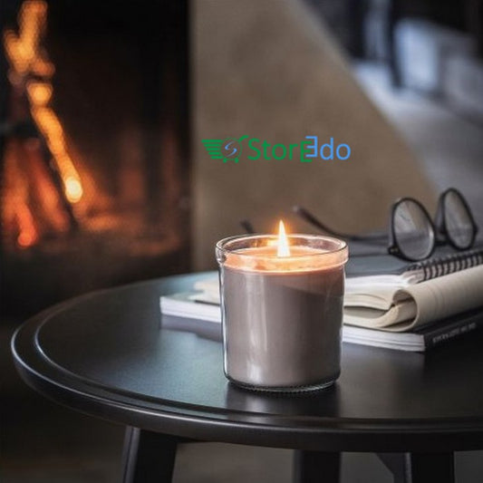 IKEA : ENSTAKA : Scented Candle In Glass