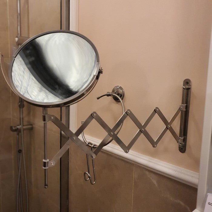 IKEA : FRACK : Stainless Steel 2-Way Wall Mirror