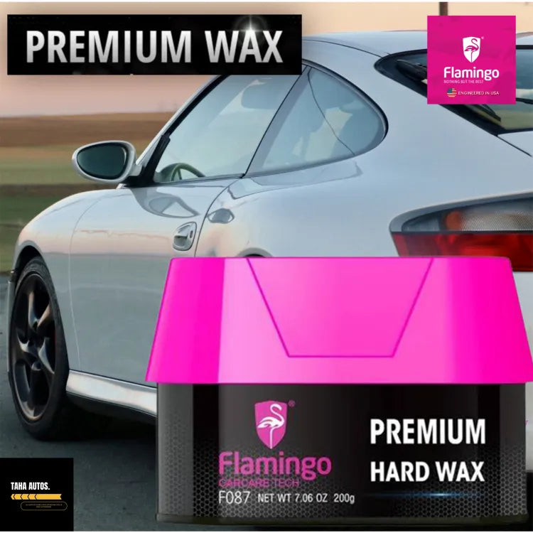 FLAMINGO PREMIUM HARD WAX/CAR POLISH (200G)
