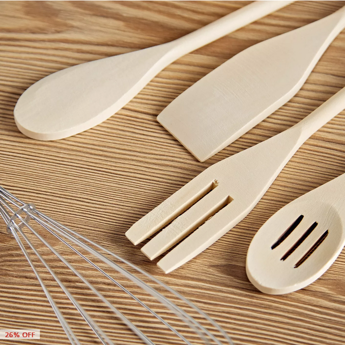 HomeCentre : 5-Piece Kitchen Utensil Set With Holder