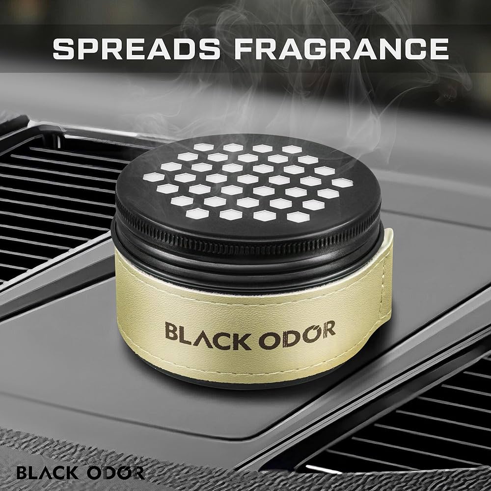Black Odor Air Freshener Perfume for Car/Home/Office (100grm)