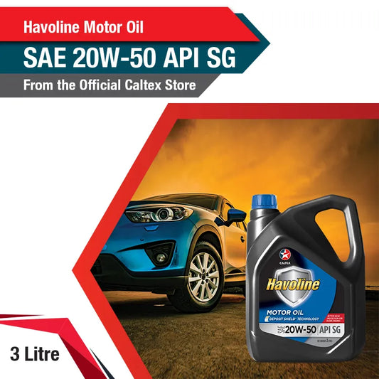 CALTEX HAVOLINE MOTOR OIL SAE 20W-50 (3 L)