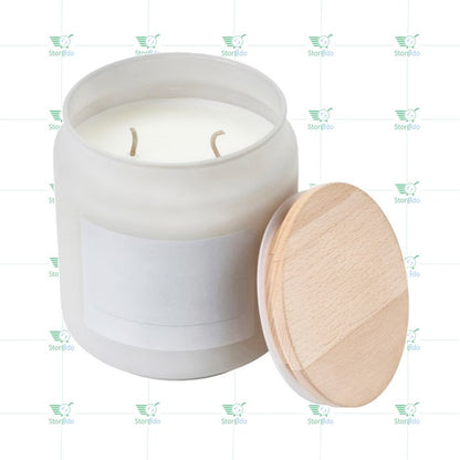 IKEA : ADELTUJAS : Scented candle in Glass With Lid