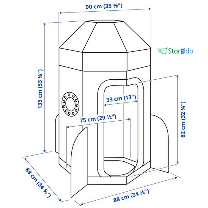 IKEA : AFTONSPARV : Children Tent - Rocket