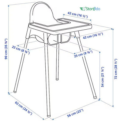 IKEA : ANTILOP : High Chair with Tray