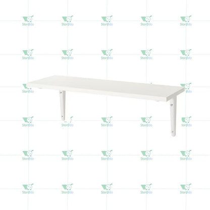 IKEA : BURHULT : Wall Shelf With Brackets