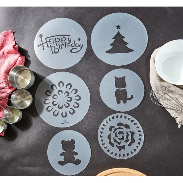 HomeCentre : Bake It : Cake Stencils - Set of 6