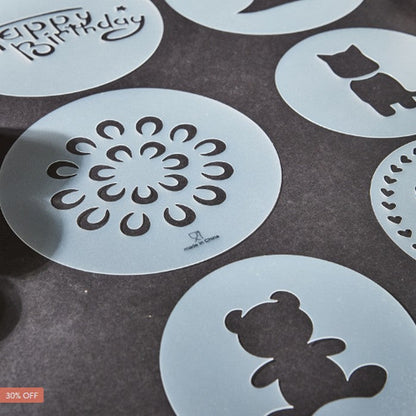 HomeCentre : Bake It : Cake Stencils - Set of 6