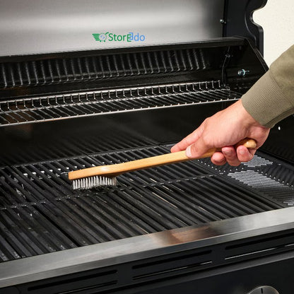 IKEA : GRILLTIDER : Barbecue Grill Cleaning Brush - Stainless Steel